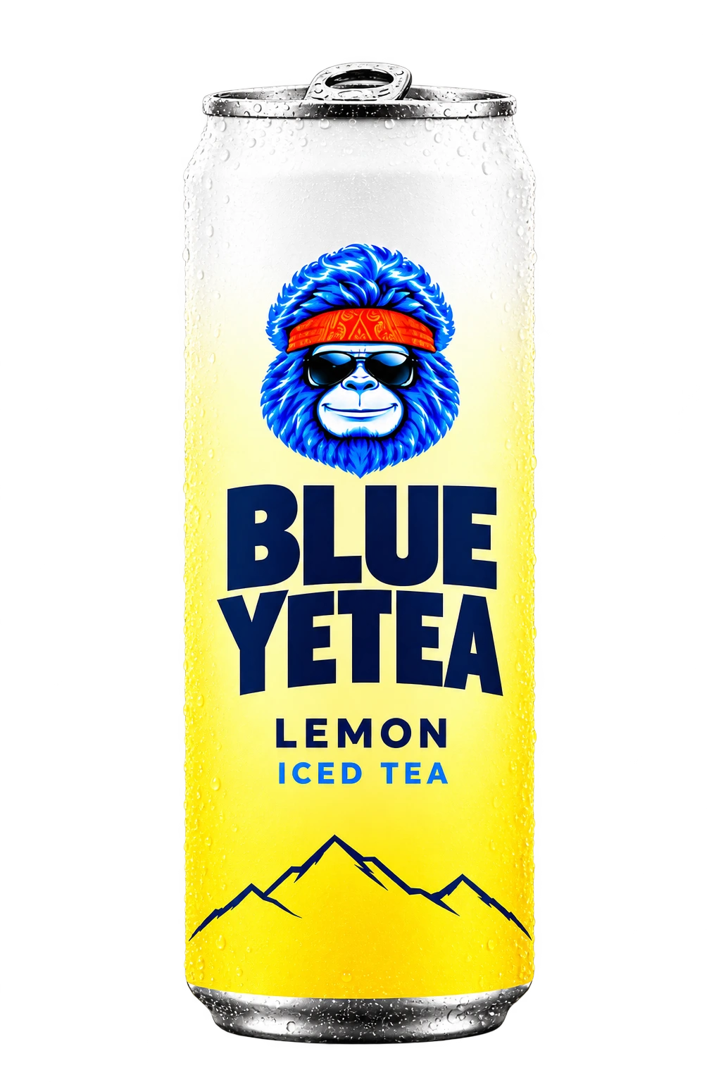 Blue Yetea Lemon tall slim can