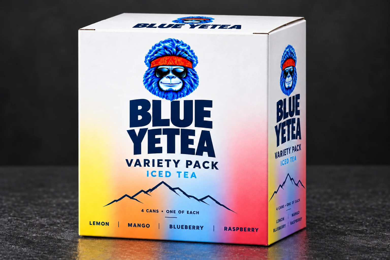 Blue Yetea variety enclosed 4-pack